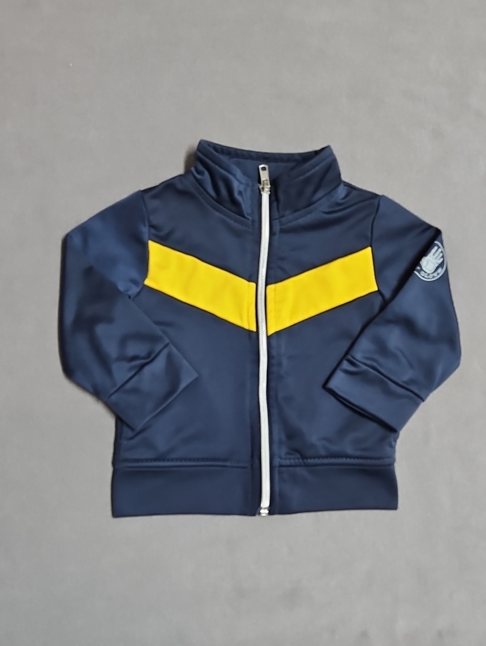 Body Glove Baby Navy and Yellow Kids Zip Jacket 12 Months